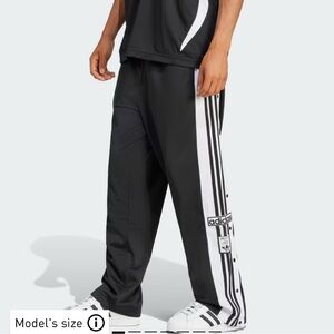 Adidas Men's Black and White Joggers Brand New